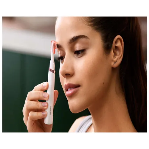 Philips Touch-UP Pen Trimmer with 2 Length Setting, Ceramic Pearl White (HP6388-00) 10 Philips Touch-UP Pen Trimmer with 2 Length Setting, Ceramic Pearl White (HP6388-00)