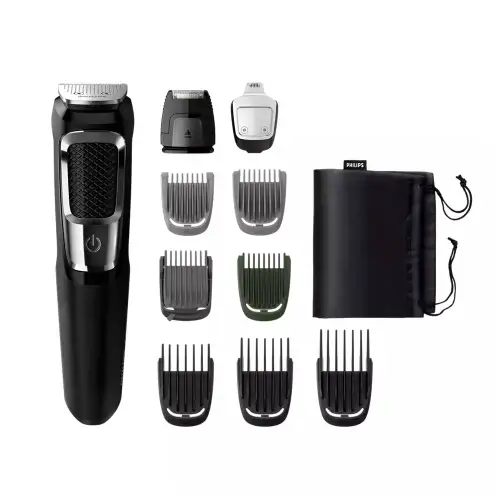 Philips 5000 Series 10 in 1 Multi Purpose Grooming Kit with 10 Length Setting, Black (MG3750/33)