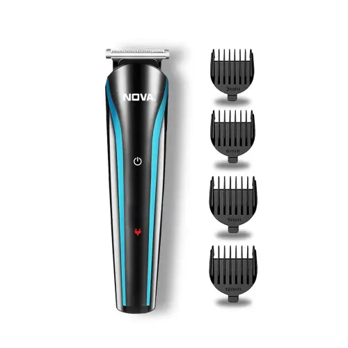Nova Trimmer with 5 Length Setting, USB Charging, Black (NHT-1073)