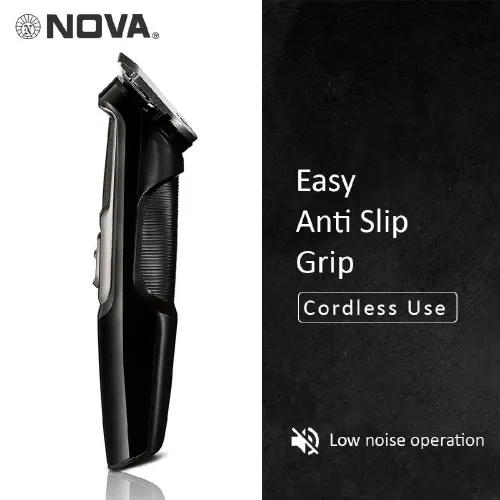 Nova Trimmer with Adjustable Trimming Range, Black & Silver (NHT-1074) 7 Nova Trimmer with Adjustable Trimming Range, Black & Silver (NHT-1074)