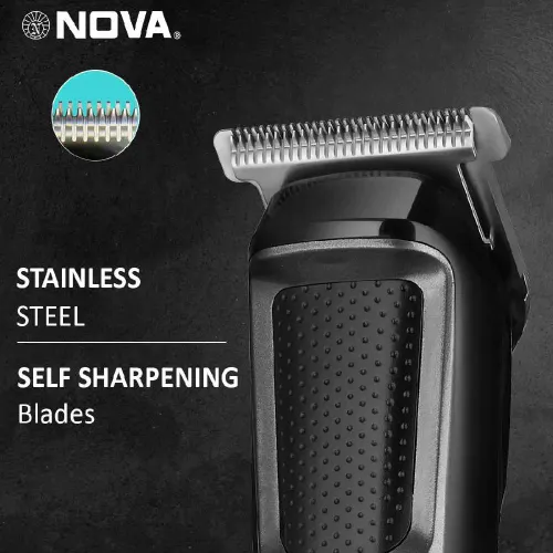 Nova Trimmer with Adjustable Trimming Range, Black & Silver (NHT-1074) 9 Nova Trimmer with Adjustable Trimming Range, Black & Silver (NHT-1074)
