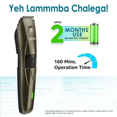 Vega P-1 Power Series Beard Trimmer with 40 Length Setting, Green (VHTH-25) 3 Vega P-1 Power Series Beard Trimmer with 40 Length Setting, Green (VHTH-25)