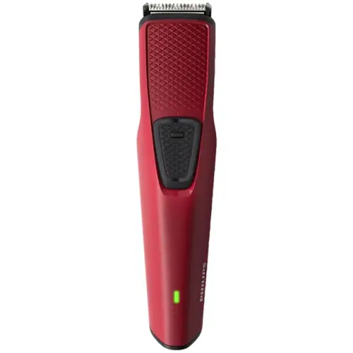 Philips 1000 Series Beard Trimmer with 4 Length Setting, Red (BT1235/18)