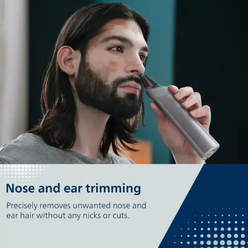 Philips Series 5000 13 in 1 Grooming Kit with 9 length Settings, Beard Sense Technology, Silver (MG5930/65) 16 Philips Series 5000 13 in 1 Grooming Kit with 9 length Settings, Beard Sense Technology, Silver (MG5930/65)