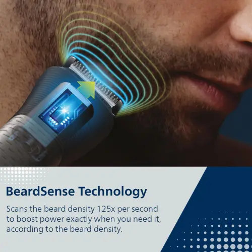 Philips Series 5000 13 in 1 Grooming Kit with 9 length Settings, Beard Sense Technology, Silver (MG5930/65) 6 Philips Series 5000 13 in 1 Grooming Kit with 9 length Settings, Beard Sense Technology, Silver (MG5930/65)