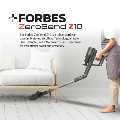 Eureka Forbes Cordless Zerobend Z10 Vacuum Cleaner with Cyclonic Technology, Lond Runtime, Docking Station (Black) 2 Eureka Forbes Cordless Zerobend Z10 Vacuum Cleaner with Cyclonic Technology, Lond Runtime, Docking Station (Black)