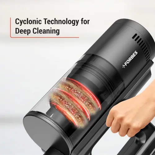 Eureka Forbes Cordless Zerobend Z10 Vacuum Cleaner with Cyclonic Technology, Lond Runtime, Docking Station (Black) 6 Eureka Forbes Cordless Zerobend Z10 Vacuum Cleaner with Cyclonic Technology, Lond Runtime, Docking Station (Black)