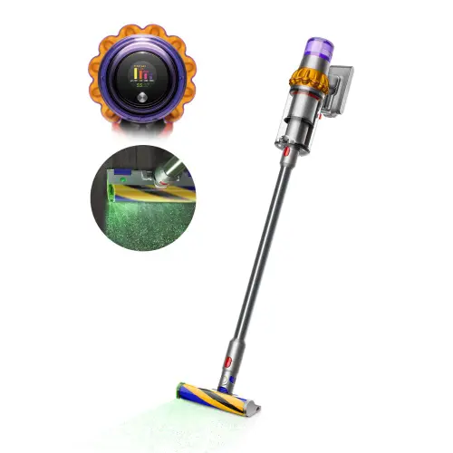 Dyson V15 Detect Vacuum Cleaner with Three Power Modes, LCD Screen, Cyclone Technology (447113-01)
