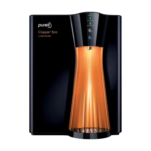 Pureit Copper+ Eco Mineral RO+UV+MF Water Purifier with Copper Charge Technology, 8 Litres, Advanced 7-Stage Purification, Eco Recovery Technology