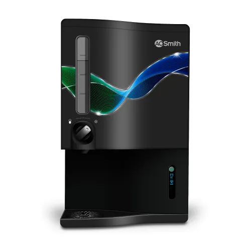 AO Smith Pro Planet P5 RO+SCMT Water Purifier with 8-Stage Purification, 9 Litres, Min-Technology, Advance Alert Technology, Digital Display (Black)
