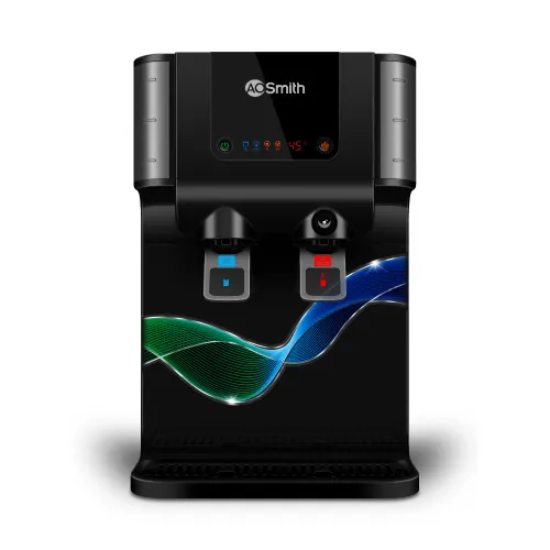 AO Smith Pro Planet P6 RO+SCMT Water Purifier with 8-Stage Purification, 9 Litres, Min-Technology, Advance Alert Technology, Digital Display (Black)
