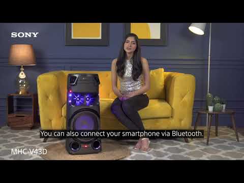Sony MHC-V43D Power Party Speaker with Bluetooth Technology