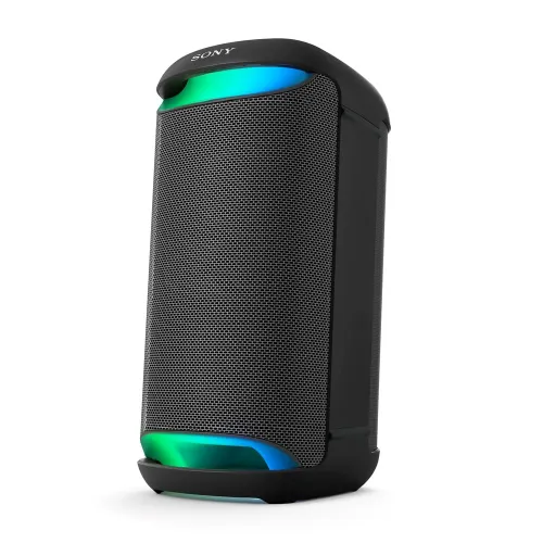 Sony X-Series XV500 Wireless Portable Bluetooth Karaoke Party Speaker, IPX4 Splash-Proof, 25 Hrs Battery, Mega Bass, Built-in Power Bank, Ambient Lights , Guitar & Mic Connection
