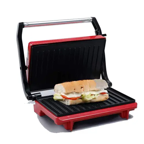 Wonderchef Crimson Edge Tandoor Mini with Thermostat Control, Heat Resistant Handle, Healthy Non-Stick Coating, LED Indicator (Red, 63153585)