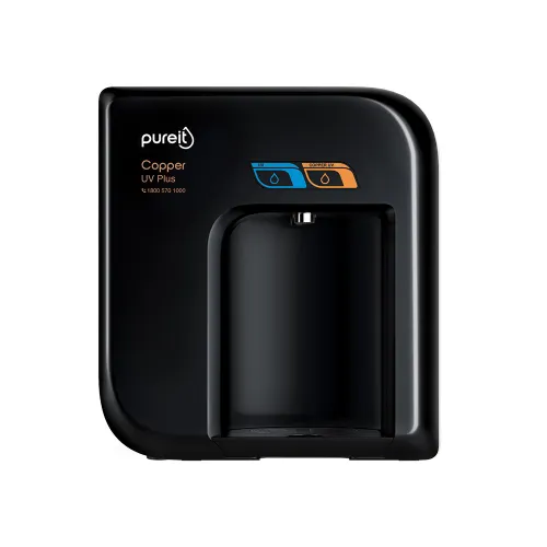Pureit Copper UV Plus Water Purifier with Copper Enrich Technology, Advanced UV Technology, Mineral Essence Technology, Smartsense Indicators