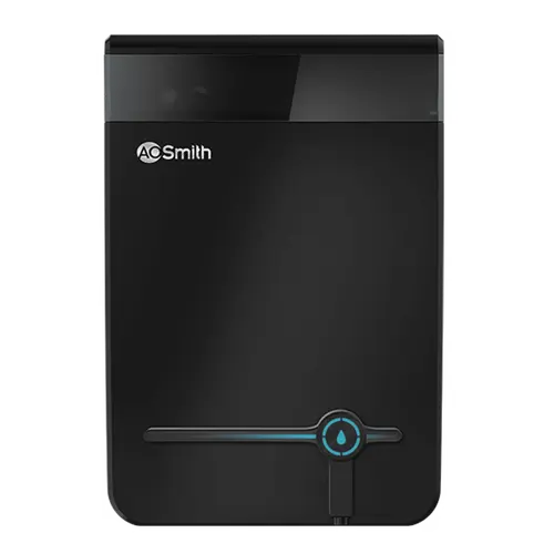 AO Smith Intelli Plus Water Purifier UV+SAPC with Advanced Digital Display, 4.5 Litres, 5 Purification Technologies, Touch Dispensing (Black)