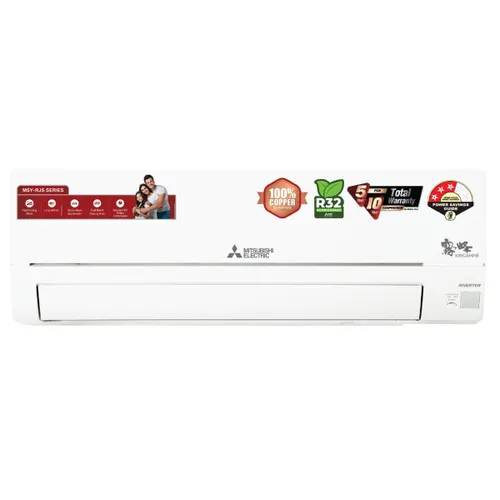 Mitsubishi Electric Kirigamine Series Split 1.9 Ton 3 Star Inverter AC | PM 2.5 Filter | Dual Barrier Coating | Fast Cooling | White (MSY-RJS22VF-DA1)