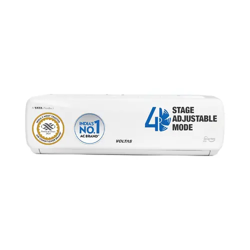 Voltas 1.5 Ton 3 Star Inverter Split AC | 100% Copper | 4 in 1 Adjustable Cooling | Anti Dust Filter | Low Noise Level (183V Vectra Prime, White)