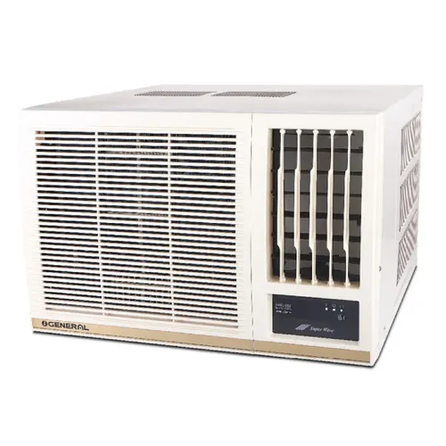 OGeneral BBA Series Window 1.5 Ton 3 Star Fixed Speed AC | Super Wave Technology | Power Saver Compressor | 3 Speed Cooling | White (AXGB18BBAA-B)