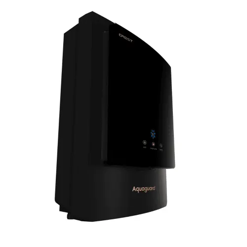 Eureka Forbes Aquaguard CREST UV+Hot Water Purifier with Hot and Warm Water, UV E-Boiling (Black)