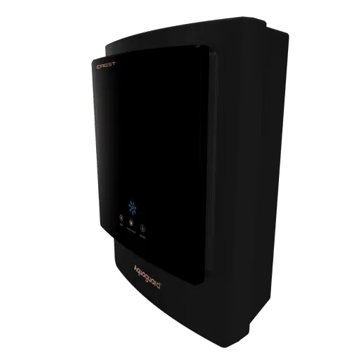 Eureka Forbes Aquaguard CREST UV+Hot Water Purifier with Hot and Warm Water, UV E-Boiling (Black)