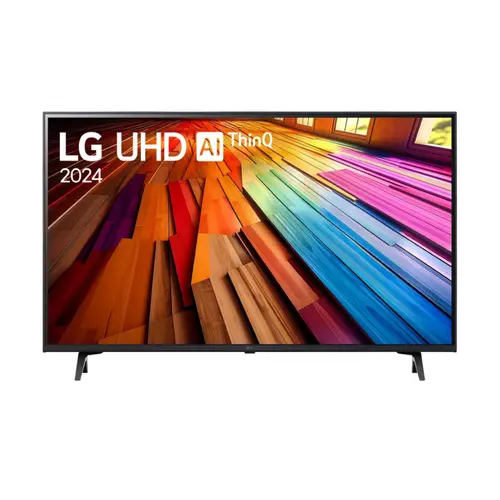 LG UT80 Series 139 cm (55 Inch) 4K Ultra HD LED Smart TV - alpha 5 AI Processor 4K Gen7, HGIG Mode - Game Optimizer, AI Sound Pro, webOS, 55UT80506LA