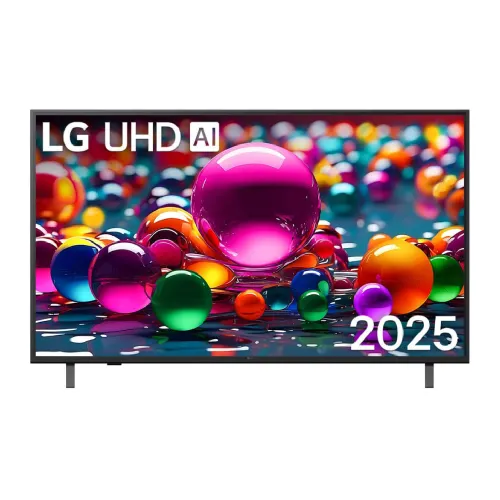 LG 128cm (50 Inch) 4K Ultra HD AI TV - webOS 25, α7 AI Processor 4K Gen8, HDR10 / HLG, ALLM, HGIG, AI Chatbot, Google Cast, α7 AI Sound Pro, Dolby Atmos, 50UA83506LA
