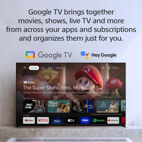 Sony BRAVIA 7 139 cm (55 Inch) Mini LED QLED 4K Google TV - XR Processor, Dolby Vision, Perfect for PS5 - K55XR70 9 Sony BRAVIA 7 139 cm (55 Inch) Mini LED QLED 4K Google TV - XR Processor, Dolby Vision, Perfect for PS5 - K55XR70