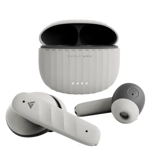 Store Display Unit - Boult X45 True Wireless Earphones with Upto 40 Hours Playtime, AI Voice Assistant, 45ms Ultra Low Latency, IPX5 Water Resistance (Grey)