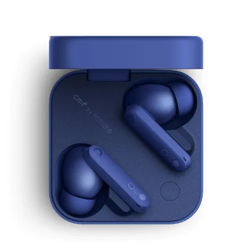 CMF by Nothing Buds Pro 2 with Dual Device Connection, IP55 Dust and Water Resistance, 50dB Hybrid Active Noise Cancellation, Smart Dial (Blue)