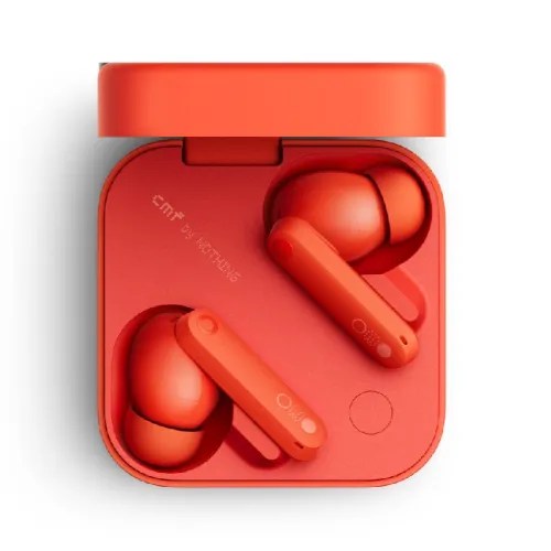 CMF by Nothing Buds Pro 2 with Dual Device Connection, IP55 Dust and Water Resistance, 50dB Hybrid Active Noise Cancellation, Smart Dial (Orange)