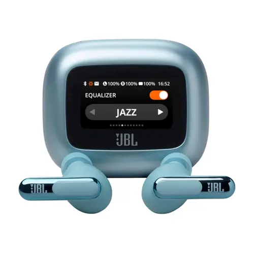 JBL Live Beam 3 True wireless Adaptive Noise Cancelling Earbuds with 10mm Dynamic Driver, JBL Signature Sound (Blue)