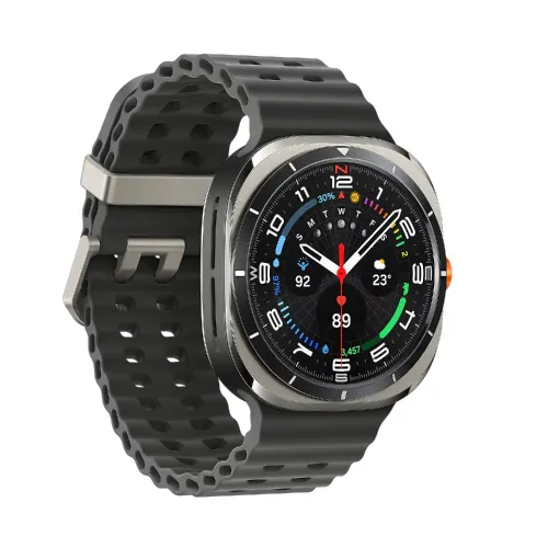Samsung Galaxy Watch Ultra (LTE) 47mm with Built-in GPS, 100m Water Resistance Depth, Compatible with Android only (Titanium Silver)