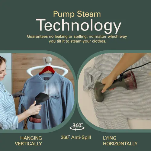 Hamilton Beach Professional Garment Steamer with 1740W Fast Heat Up, Large 300ml Water Tank (11590IN) 6 Hamilton Beach Professional Garment Steamer with 1740W Fast Heat Up, Large 300ml Water Tank (11590IN)