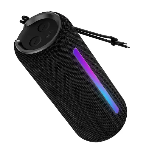 boAt Stone Spinx Pro Portable Speaker with 20W RMS Sound, Built-in Mic, Multi Compatibility, Upto 8 Hours of Playback, Dynamic RGB Lights (Midnight Black)