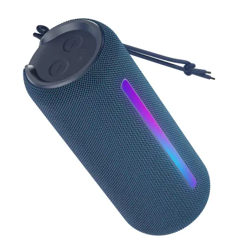 boAt Stone Spinx Pro Portable Speaker with 20W RMS Sound, Built-in Mic, Multi Compatibility, Upto 8 Hours of Playback, Dynamic RGB Lights (Tropical Blue)