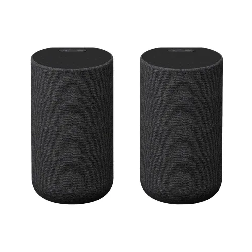 Sony SA-RS5 Wireless Rear Speakers With Built-in 10 hours Battery Life, Quick Charging and Wall mountable (Black)