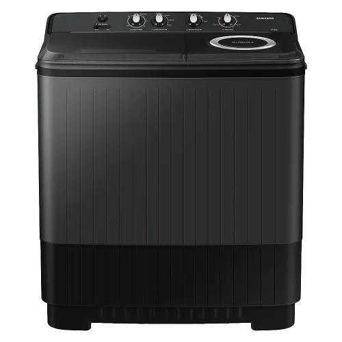 Samsung 11.5 KG 5 Star Semi Automatic Top Load Washing Machine| Air Turbo Drying| Magic Mixer| Rat Protection| Magic Mixer (WT11A4260GD/TL, Dark Gray)