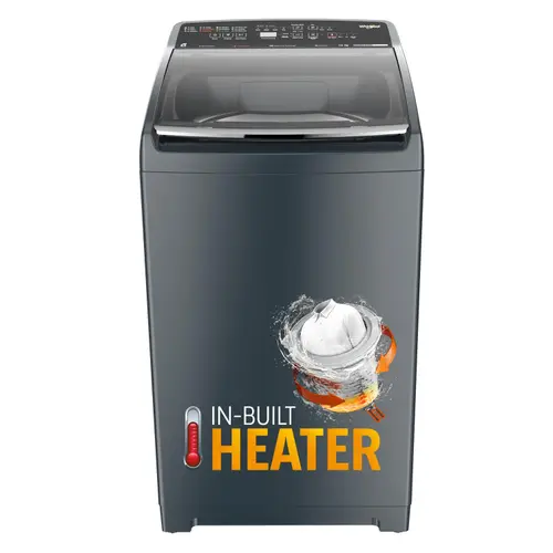 Whirlpool 8.5 KG 5 Star Fully Automatic Top Load Washing Machine | In-Built Heater | Zero Pressure Fill Technology (Stainwash Pro Plus, Midnight Grey)