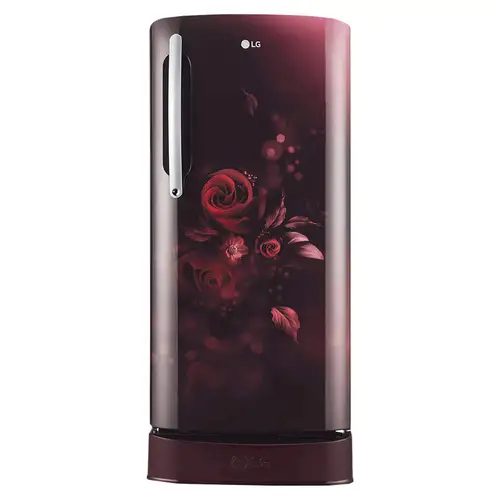 LG 201 Litres 5 Star Direct Cool Single Door Refrigerator with Antibacterial Gasket (Scarlet Euphoria)