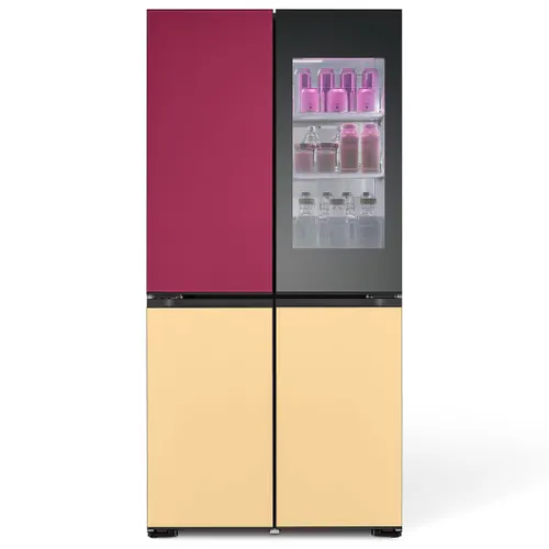 LG MoodUPâ?617 Litres 3 Star French Door Refrigerator | InstaViewâ?| 1.7 Lakh + Color Combinations | Built-in Bluetooth Speaker | ThinQÂ® (GR-A24FDMMB)