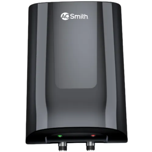 AO Smith Minibot 3KW Geyser with Long lasting Anode Rod, 3 Litres, Glass Coated Incoloy Heating Element, Blue Diamond Glass Lining Tank (Black)