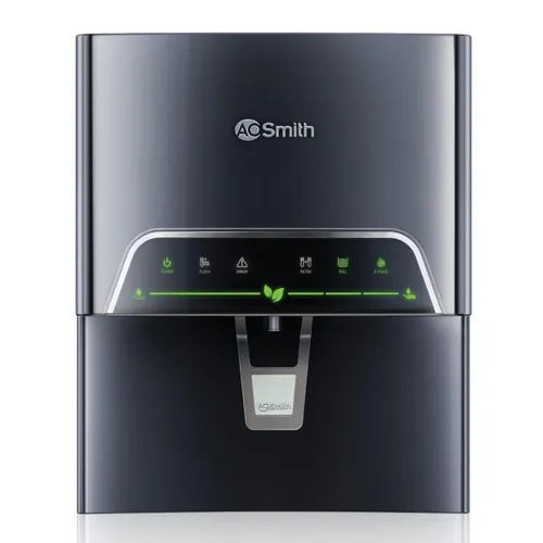 AO Smith ProPlanet P4 Pro Water Purifier RO+SCMT+UV LED with 8 Stage of Purifying Technology, 5 Litres Capacity (Black)