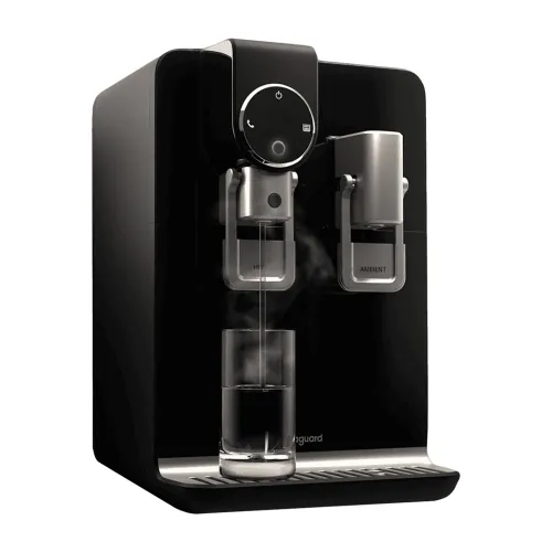Eureka Forbes Aquagaurd Blaze Insta RO+UV+TA+Hot, Ambient Water Purifier with Dual Dispense Technology, Child Clock, Dual Stainless Steel Tank (Black)