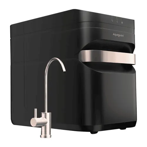 Aquaguard Select Designo UTC RO+UV+MTDS Water Purifier with 5UV E-Boiling+, Mineral Guard Technology, Active Copper Zinc Booster Technology (White)