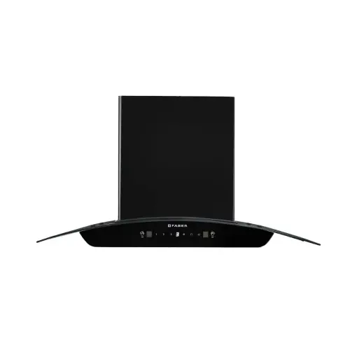 Faber Sunny Chimney/Hood with Wall Mount, Auto Clean Function, Touch & Gesture Control, Filterless (Black)