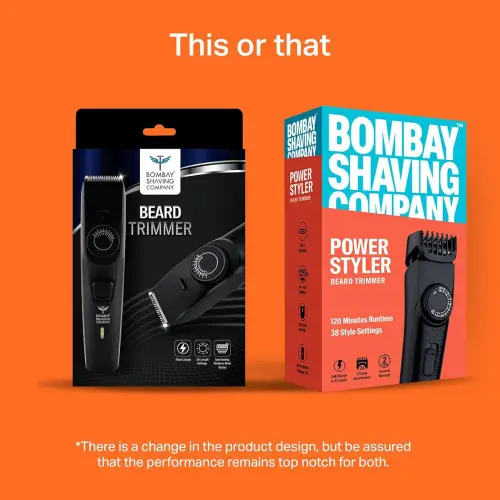 Bombay Shaving Company Power Styler Beard Trimmer with 38 Length Settings, 120 Min Runtime (Black) 8 Bombay Shaving Company Power Styler Beard Trimmer with 38 Length Settings, 120 Min Runtime (Black)