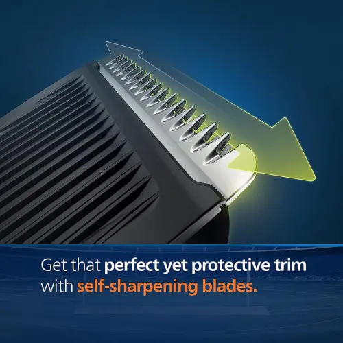 Philips Trimmer Co-designed by Virat with Skin Protect Comb, Dura Power Technology, Blue (BT1230/88) 6 Philips Trimmer Co-designed by Virat with Skin Protect Comb, Dura Power Technology, Blue (BT1230/88)
