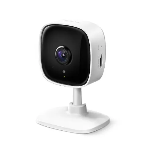 TP-Link Tapo 2MP 1080p Full HD Home Security Wi-Fi Smart Camera| Alexa Enabled| 2-Way Audio| Night Vision| Motion Detection| Sound and Light Alarm| Indoor CCTV (Tapo C100) White