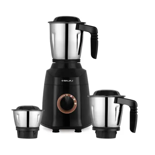 Bajaj Military Series Finesse 750W Mixer Grinder with 3 Stainless Steel Military Grade Jars (Midnight Black) 2 Bajaj Military Series Finesse 750W Mixer Grinder with 3 Stainless Steel Military Grade Jars (Midnight Black)
